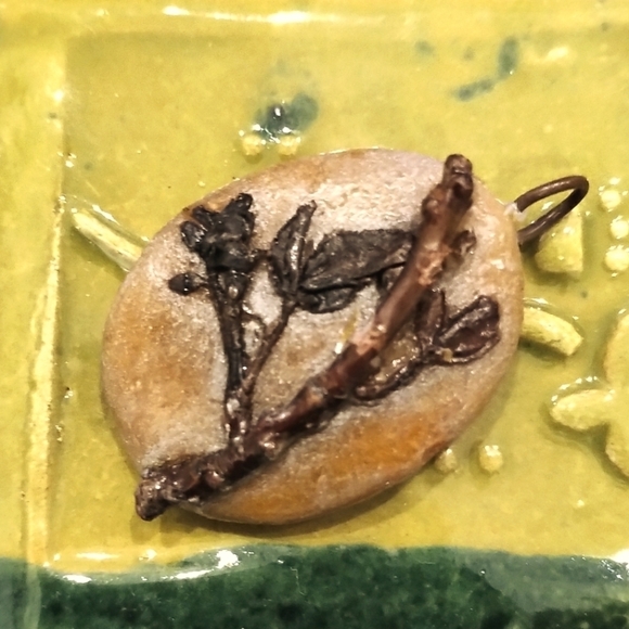 2/30🍁NWT Vntg BOHO CHIC Artisan Handcrafted Handmade all Natural pendant UNISEX - Picture 3 of 16